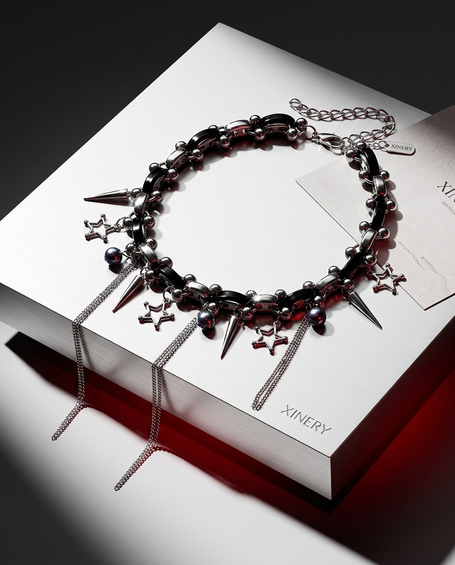 NEBULA SPIKE NECKLACE